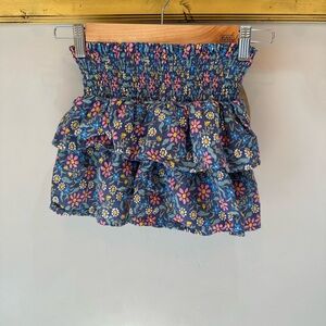 Little girls ruffled skirt